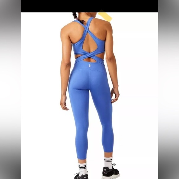 FP Movement by Free People Pants - Free People FP Movement Women's XS Back It Up Bodysuit Blue